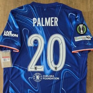 2024/25 Nike Chelsea FC #20 PALMER UEFA Conference Cup Winner Jersey FN8…
